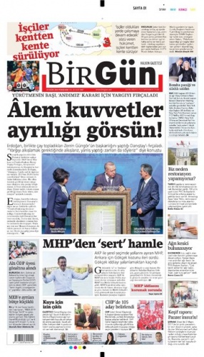25 Ekim 2018 Perşembe Gazete Manşetleri - Gazete Oku 13