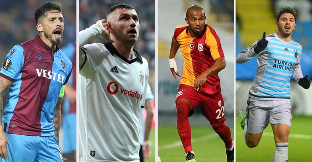 2020 Süper Lig'de sözleşmesi bitecek (biten) futbolcular 1