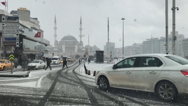 İstanbul'da kar manzaraları 3
