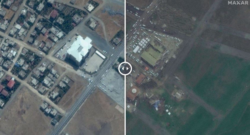 Depremdeki tahribat uydu görüntülerine yansıdı! Öncesi ve sonrası paylaşıldı… 4