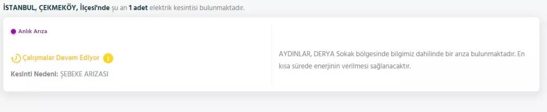 İstanbul'da Yarın Elektrik Kesintisi Yapılacak İlçeler Açıklandı 6