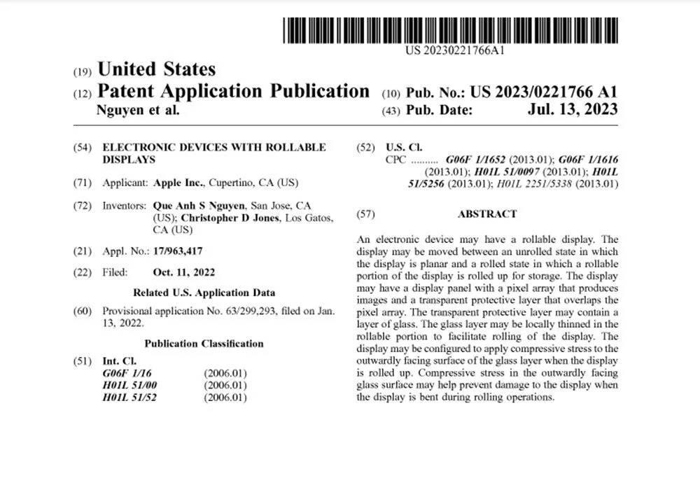 Apple Dünyada bir ilke imza attı: Yuvarlanabilir iPhone Patenti aldı! 1