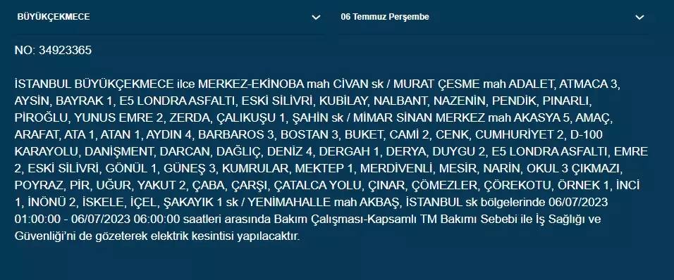 Bugün İstanbul'un Yarısı Karanlığa Teslim Olacak 8