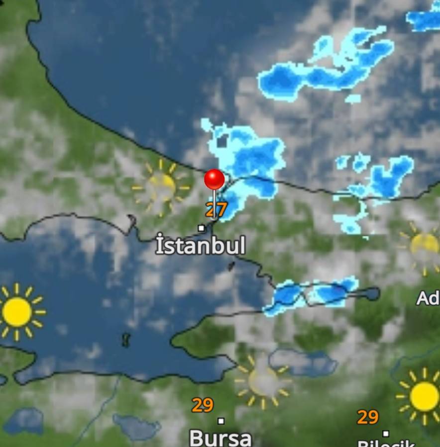İstanbul yağmura kavuşuyor! Yaz sağanağı geliyor… 3