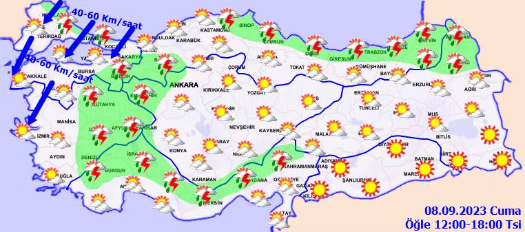 Meteoroloji'den Marmara Bölgesine Uyarı! 5