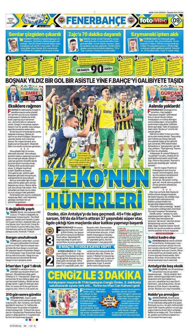 Trabzonspor Beşiktaş maçı manşetlerde nasıl yer buldu? 18 Eylül spor sayfaları 10
