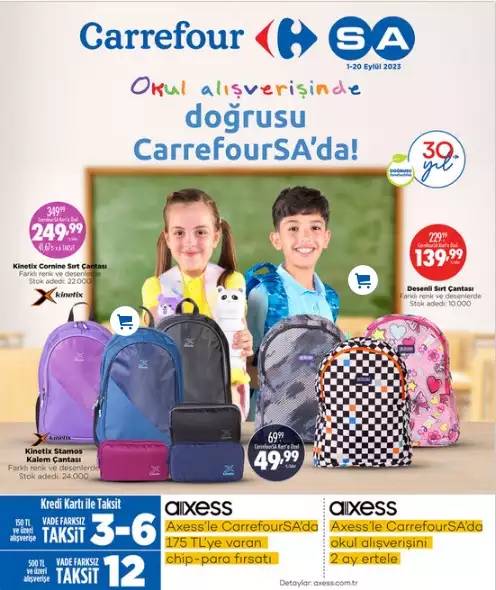CarrefourSA'da Okul İhtiyaçları Kırtasiye İndirimi Başladı 2