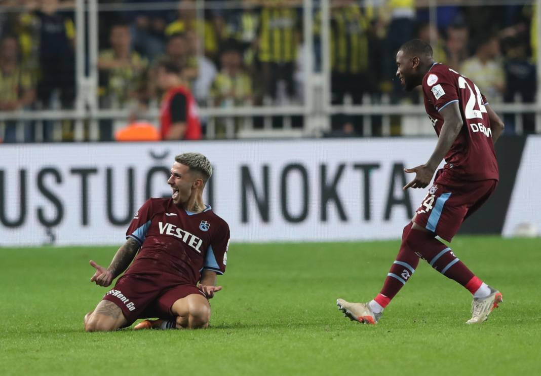 Fenerbahçe'nin serisini Trabzonspor bitirdi! 26 yıl sonra tarihe geçen zafer 27