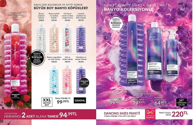 2024 Ocak Avon Online Katalog Parfüm, Makyaj, Cilt Bakımı, Saç Bakımı, Erkek ve Kadın Bakım ürünleri 2