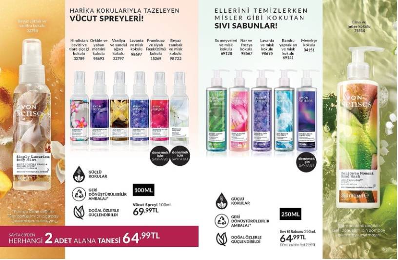 2024 Ocak Avon Online Katalog Parfüm, Makyaj, Cilt Bakımı, Saç Bakımı, Erkek ve Kadın Bakım ürünleri 3