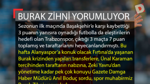 Trabzonspor'un gündemini Burak Zihni yorumladı
