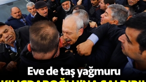 CHP lideri Kemal Kılıçdaroğlu'na şehit cenazesinde saldırı