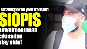 Manolis Siopis havalimanından çıkmadan olay oldu!