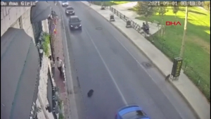 Bakırköy'de 2 köpeğe çarptı; yaralı köpeği bırakıp gitti