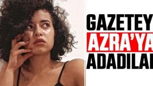 Arkadaşları Akdeniz İletişim Gazetesi'nin ilk sayfasını Azra Gülendam Haytaoğlu'na ayırdı