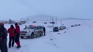 Horasan'da Çığ Düştü; 2 Kişi Kar Altında Kaldı