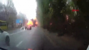 Dnipro'daki füze saldırısının görüntüleri ortaya çıktı