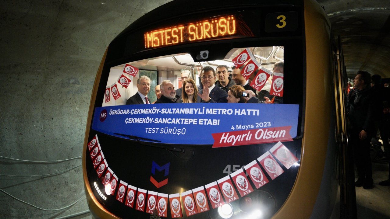 Çekmeköy-Sancaktepe-Sultanbeyli metrosu durakları! M5 metro hattı nereden geçiyor?