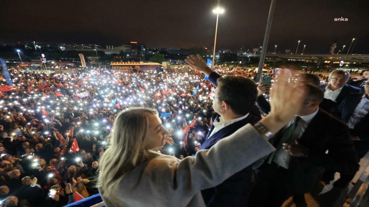 İmamoğlu’nu İstanbul’da on binler karşıladı!