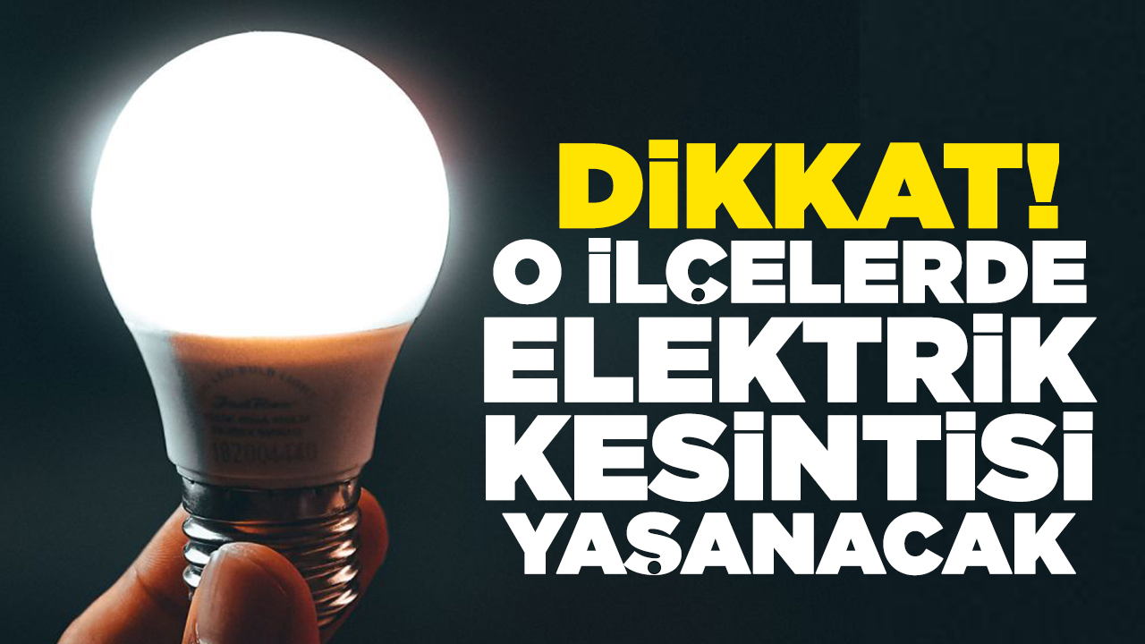 26 Kasım Pazar Tekirdağ'da uzun süreli elektrik kesintisi! Elektrikler ne zaman gelecek?