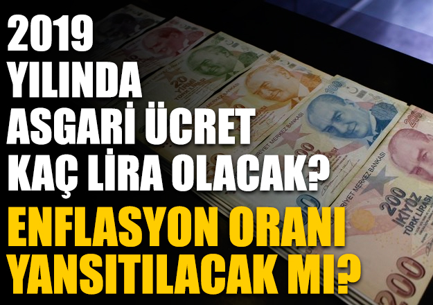 2019 Asgari ücret kaç lira olacak? Enflasyon oranları yansıtılacak mı