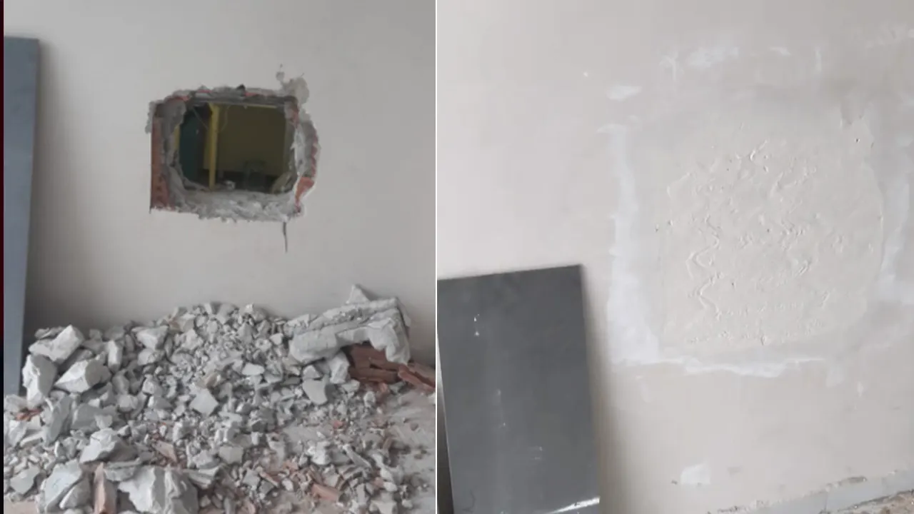 İstanbul'da film gibi olay: Banka soymak için duvarı deldi