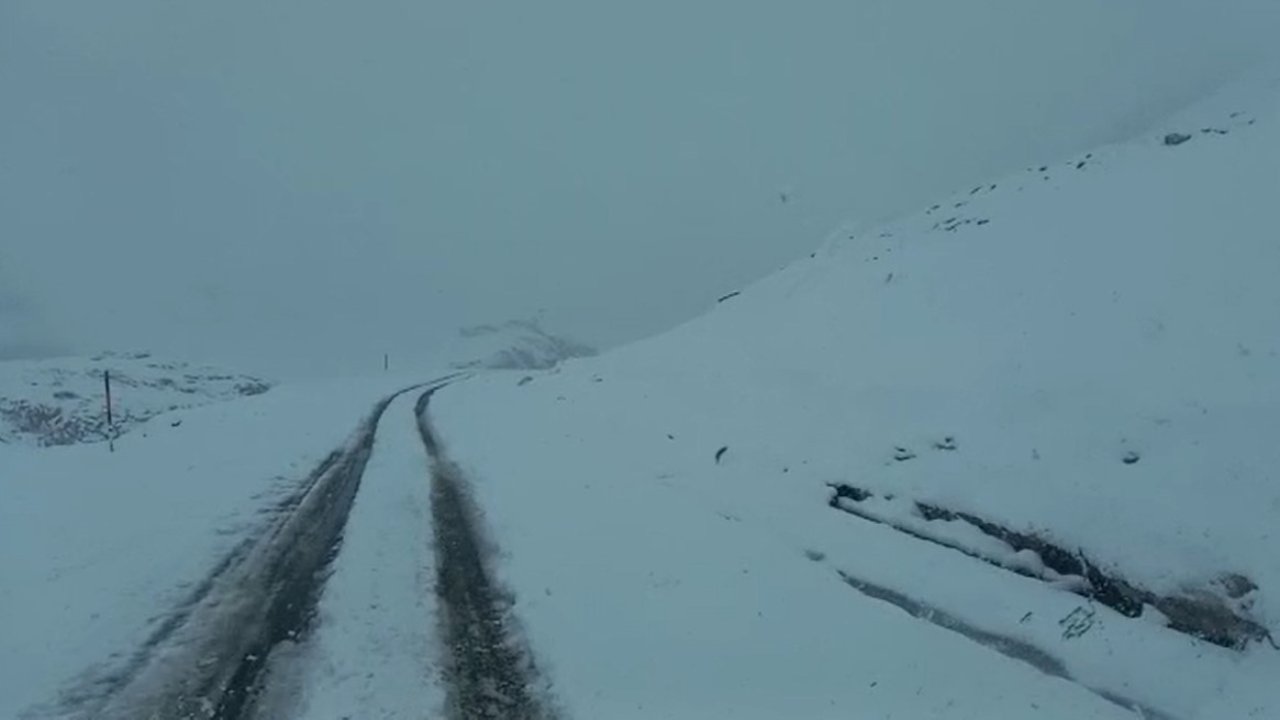 Van'da mayıs ayında kar: 15 santimetreyi buldu