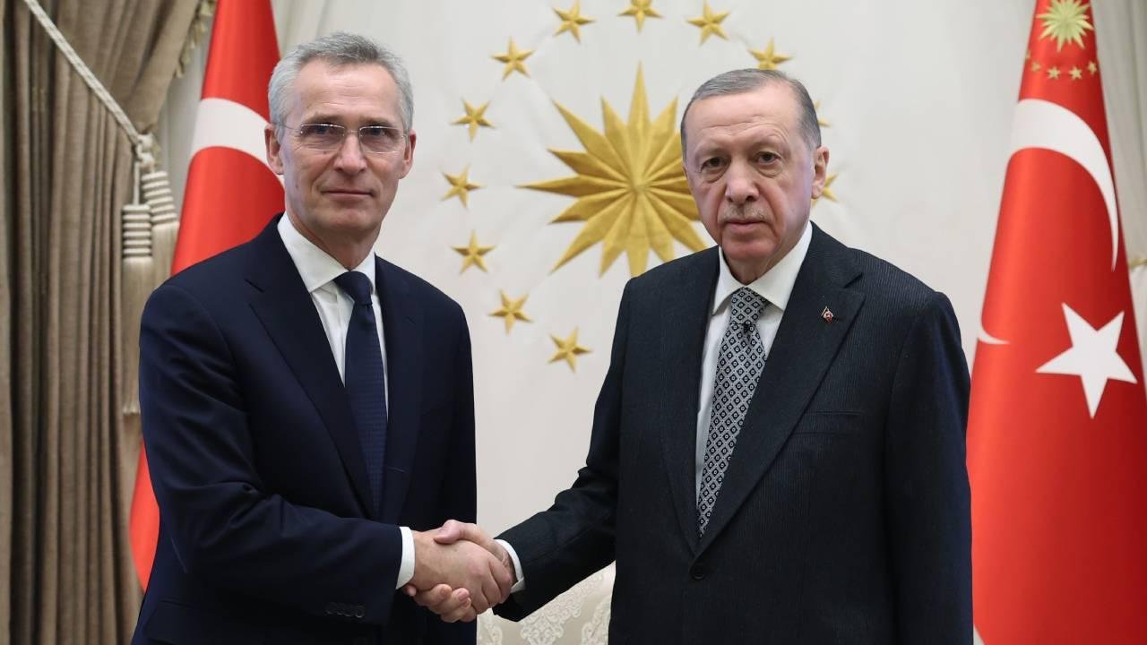 Cumhurbaşkanı Erdoğan, NATO Genel Sekreteri ile bir araya geldi