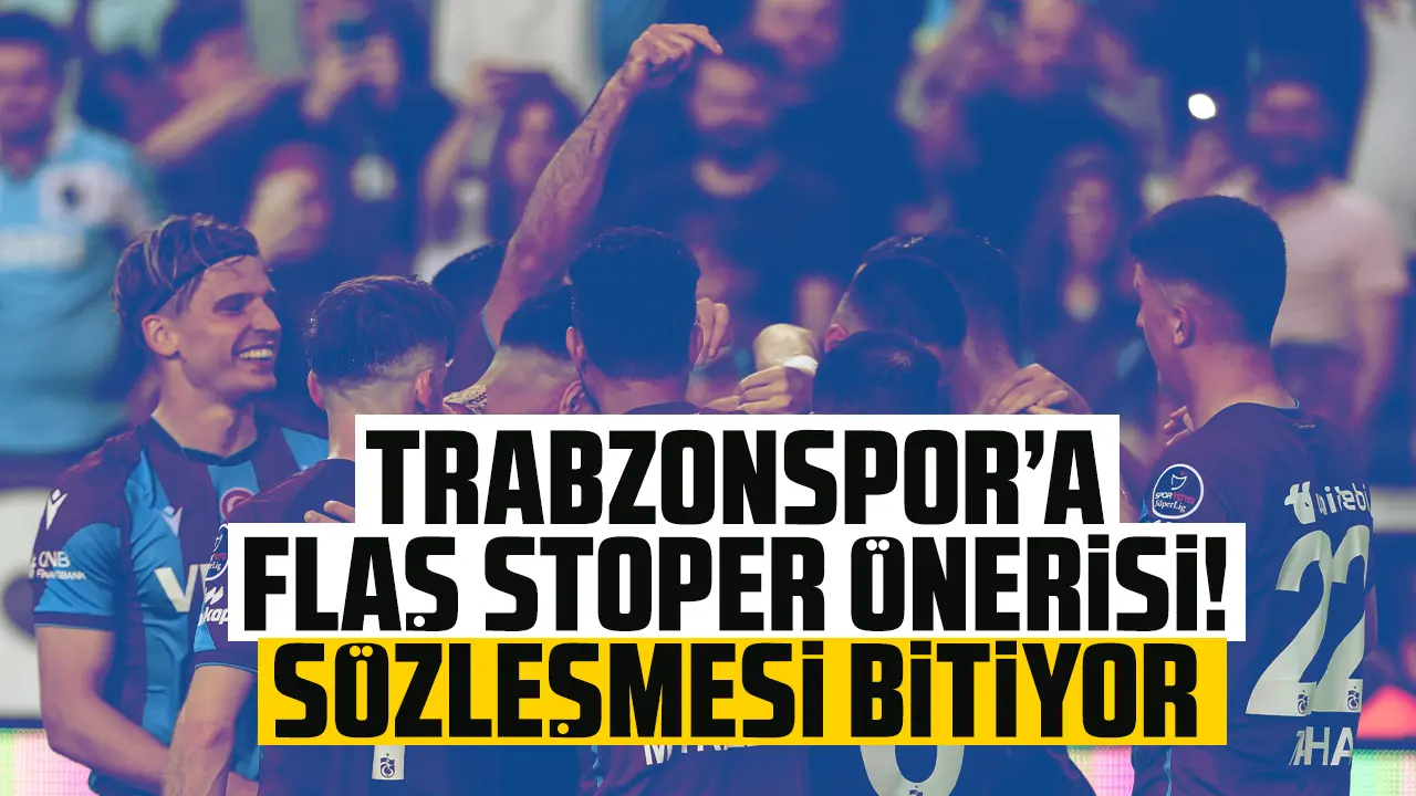 Trabzonspor'a bir stoper adayı daha! Öneri flaş bir isimden geldi...