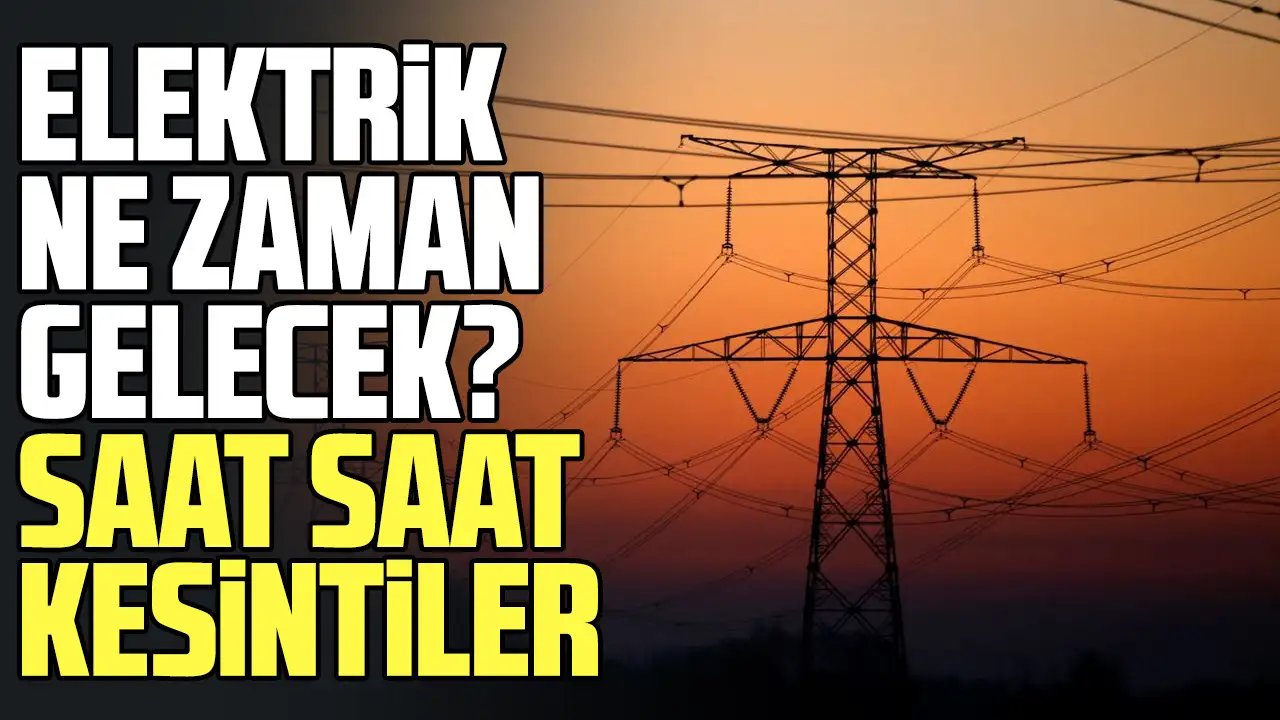 Edirne'de elektrikler ne zaman gelecek? 11 Kasım elektrik kesintisi listesi