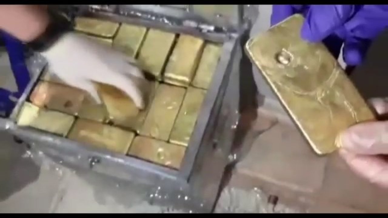 Kilolarca sahte külçe altın ele geçirildi