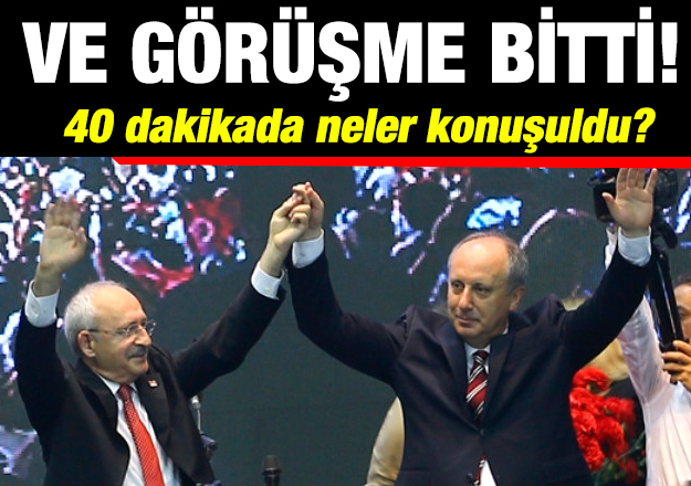 Kılıçdaroğlu - İnce görüşmesi sona erdi! İlk açıklama geldi...