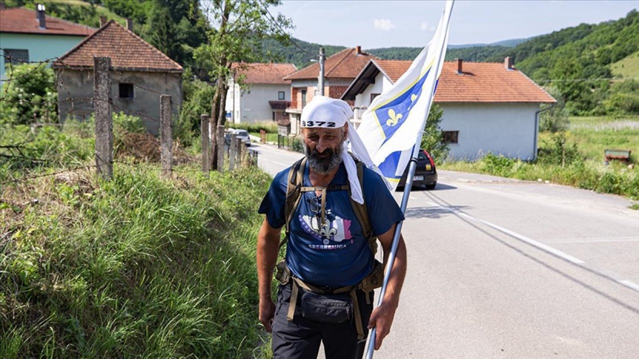 Soykırım kurbanları anısına Fransa'dan Bosna Hersek'e yürüdü