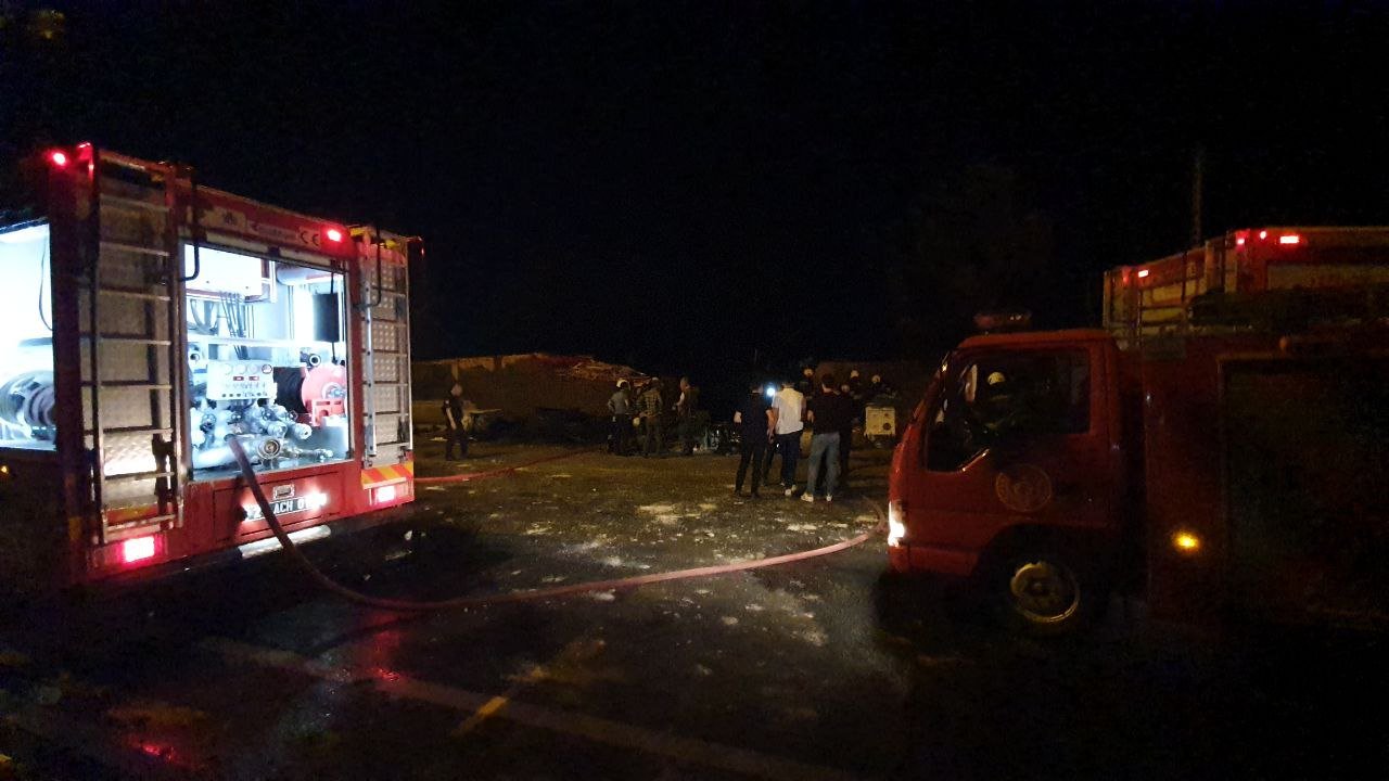 Diyarbakır'da yangın: Patlama sesi birçok noktadan duyuldu!