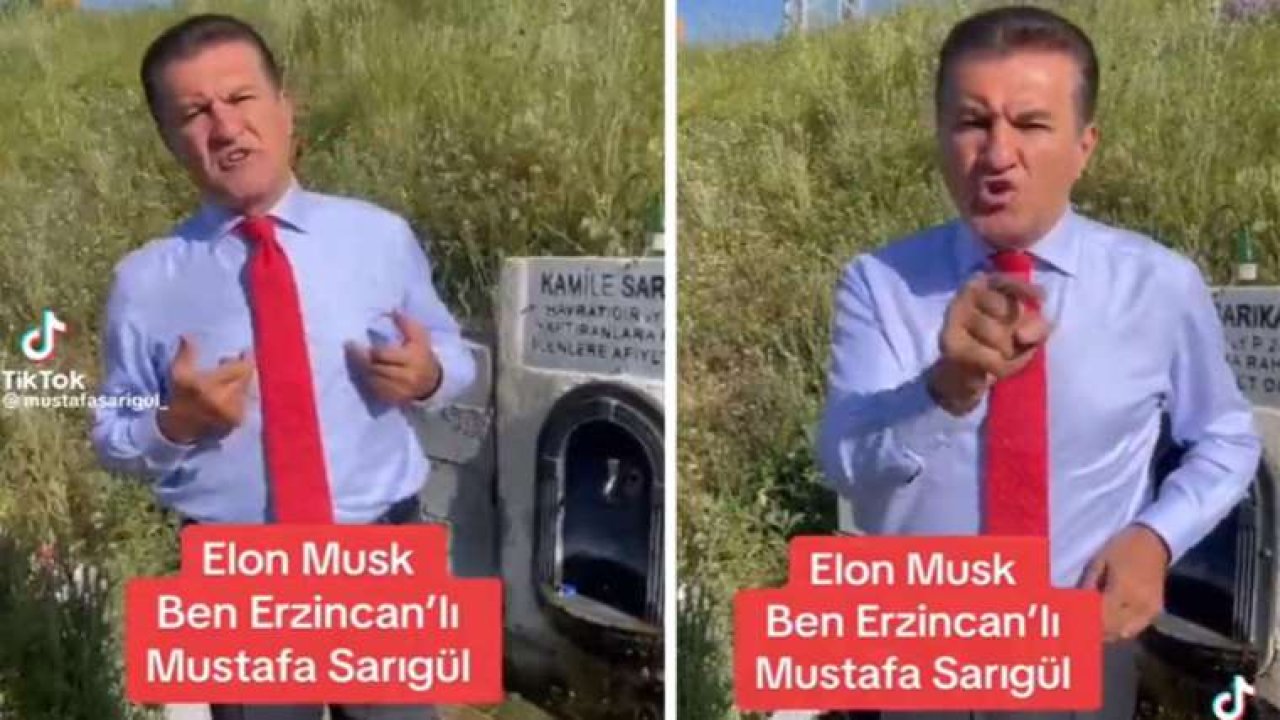 Mustafa Sarıgül, Erzincan’dan Elon Musk’a seslendi: Git evinde oyna!
