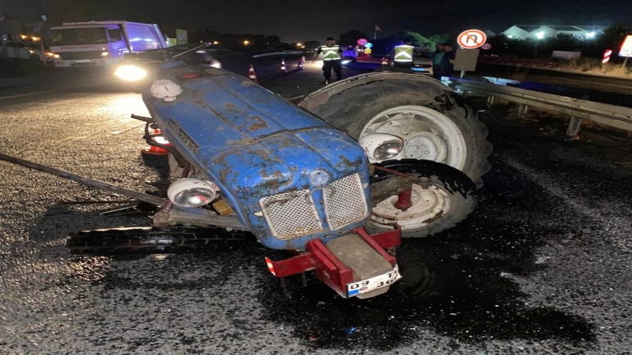 Aydın'da korkunç kaza! Traktör ikiye bölündü: Çok sayıda yaralı