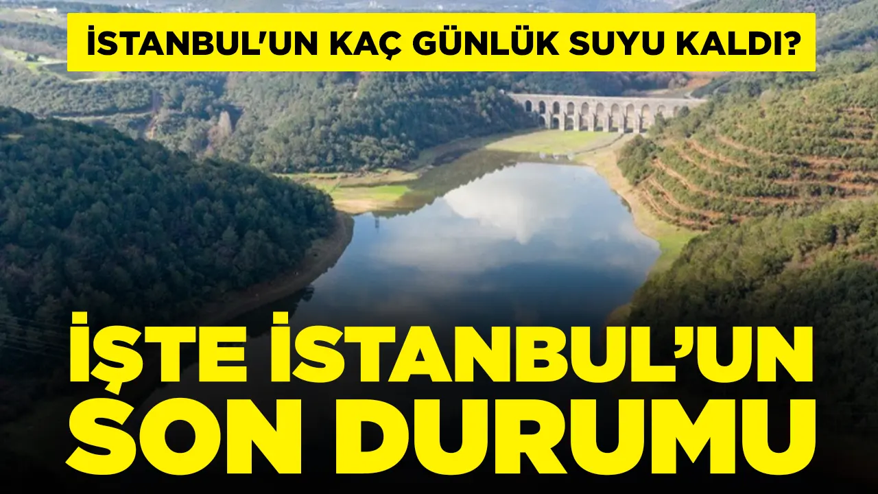 İstanbul'un kaç günlük suyu kaldı? İşte İski verilerine göre İstanbul'un son durumu..