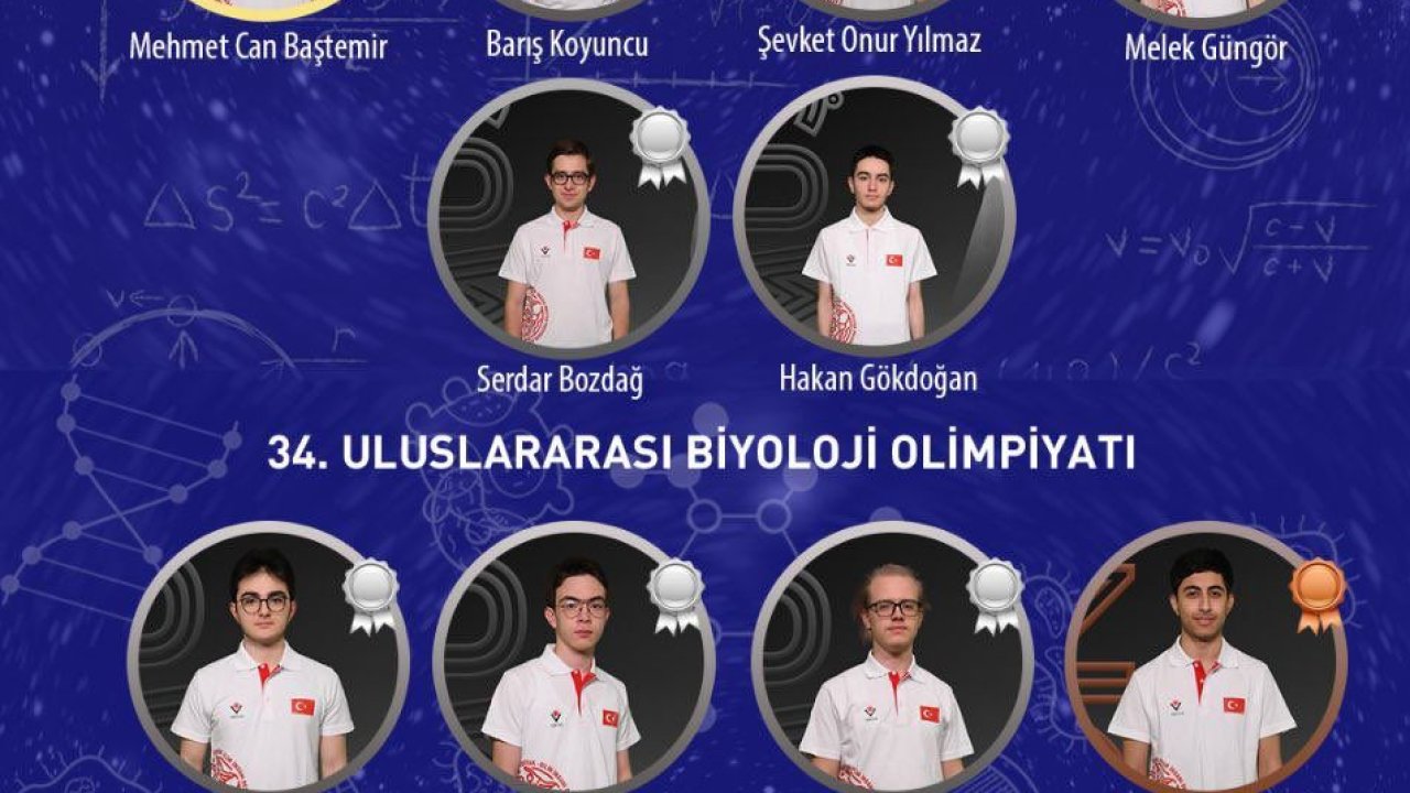 Türk öğrencilerden matematik ve biyoloji olimpiyatlarında 10 madalya