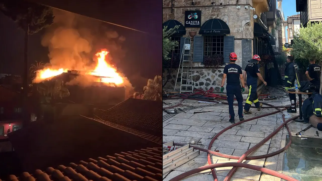 Antalya'da otel yangını: 2 ölü, 12 yaralı