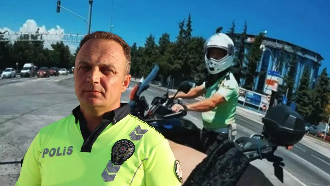 Motosikletli gence nasihatte bulunan polis, o anları anlattı