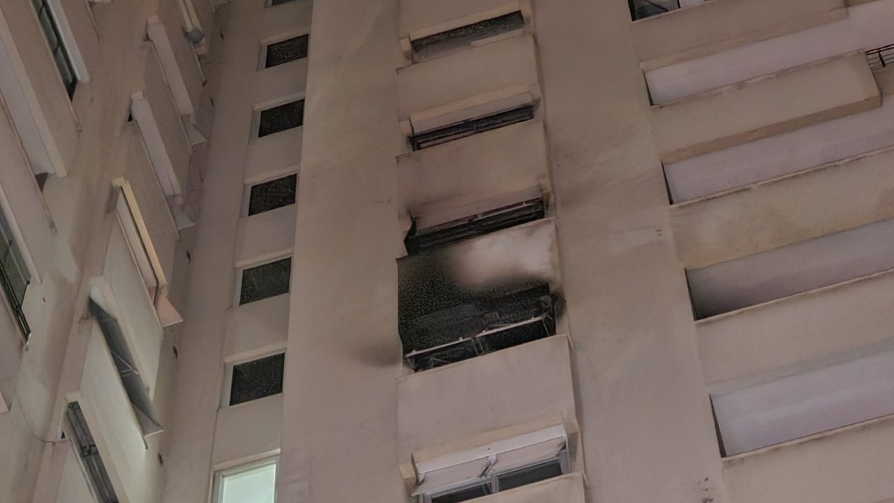 Adana'da bir apartmanın mutfağında çıkan yangın korkuttu