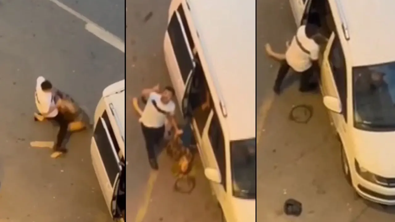 Sokak ortasında kadını döverek bayıltmıştı: Saldırgan tutuklandı