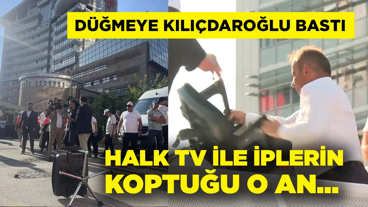 İşte Halk TV ile CHP arasındaki iplerin koptuğu o görüntü!