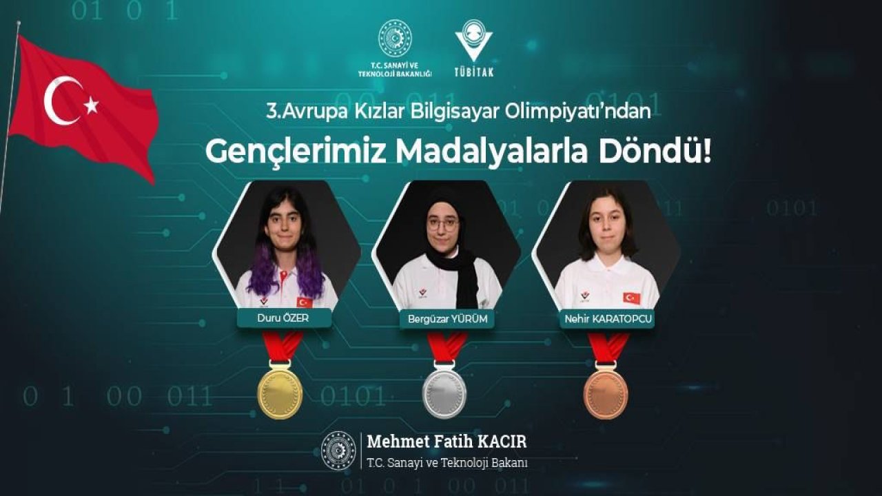 Türk öğrenciler, 2 büyük olimpiyattan madalyalarla döndü