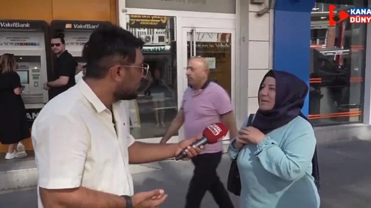Sokak röportajına konuşan vatandaş dikkat çekti!