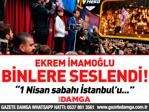 Ekrem İmamoğlu: İstanbul'u İstanbul'dan yöneteceğiz