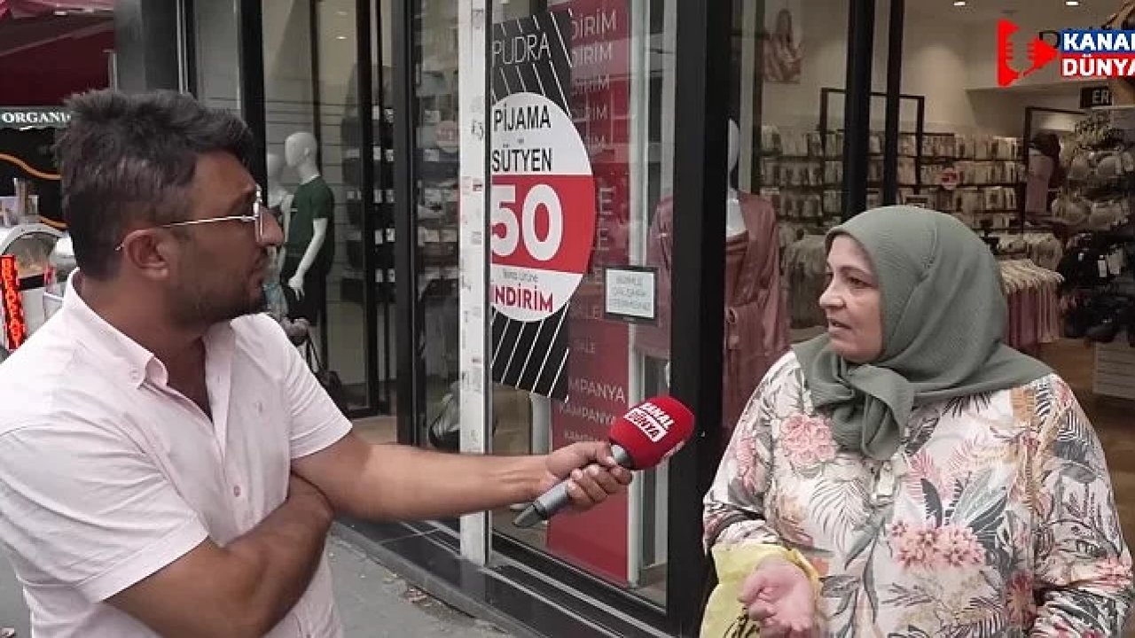 Son zamlarla ilgili sokak röportajında ​​konuşan mahalle sakinlerinden sert tepki!