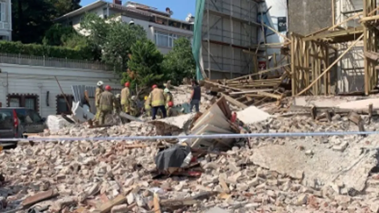 İstanbul'da binada çökme: Göçük altında kalan stajyer mimar hayatını kaybetti