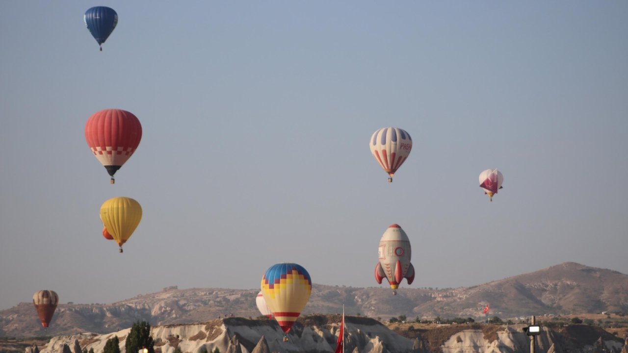 Kapadokya Balon ve Kültür Yolu Festivali'ne yoğun ilgi