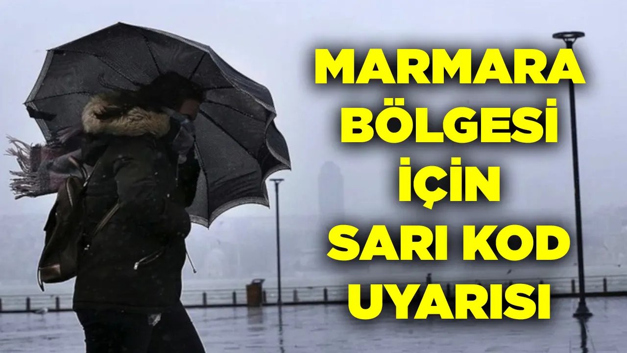 İstanbullular Dikkat! Marmara Bölgesi İçin Sarı Kod Uyarısı